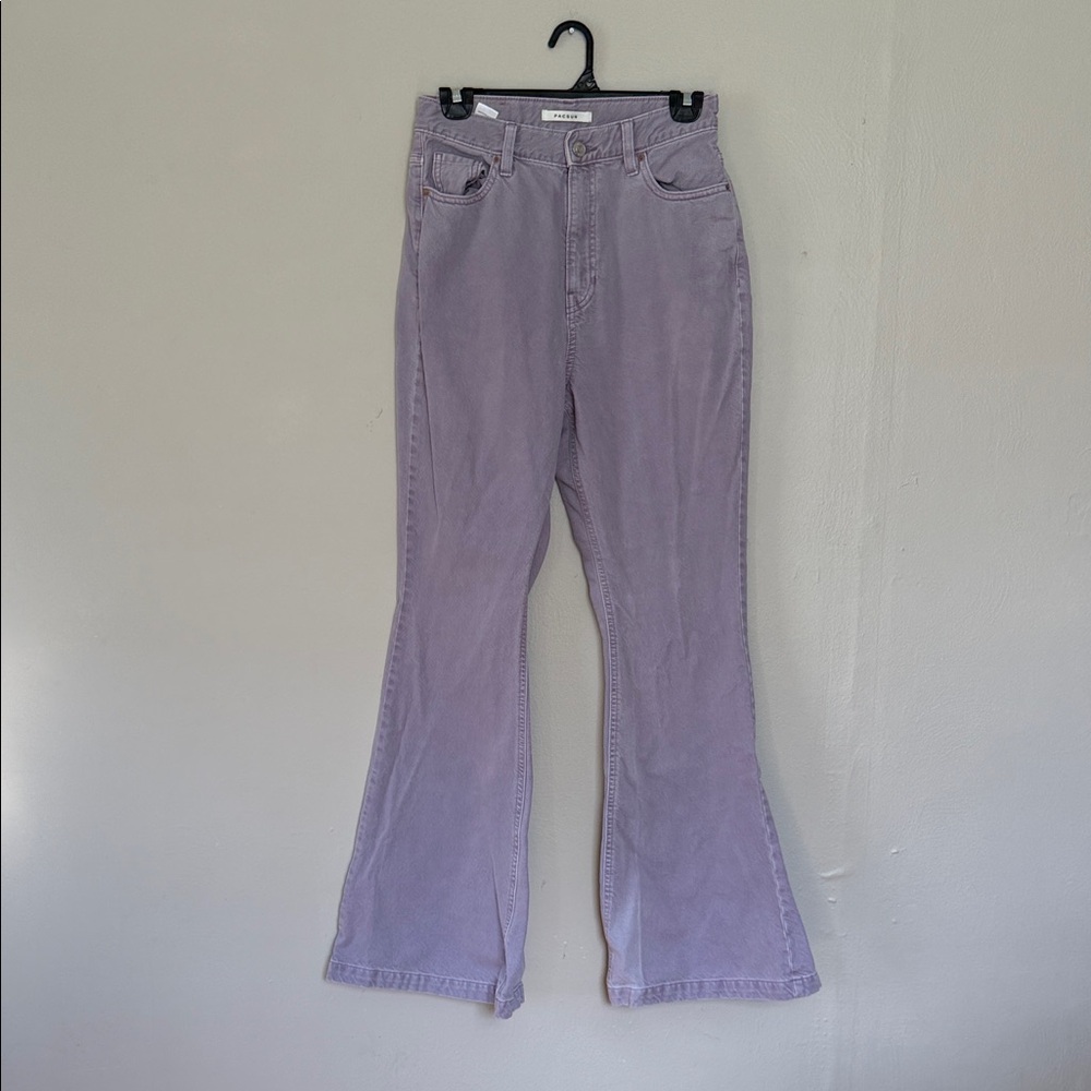 Pacsun High Rise Flare Lavender Jeans 28